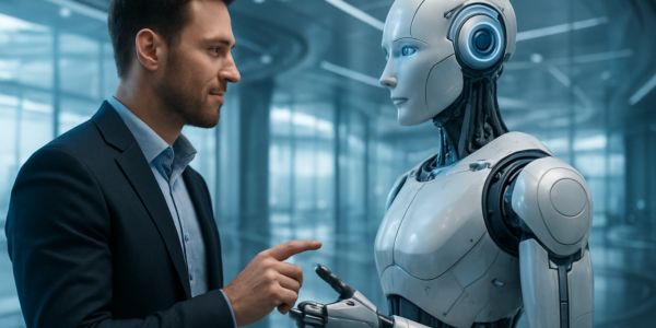 Interakcja człowieka z sztuczną inteligencją w nowoczesnym otoczeniu technologii przyszłości