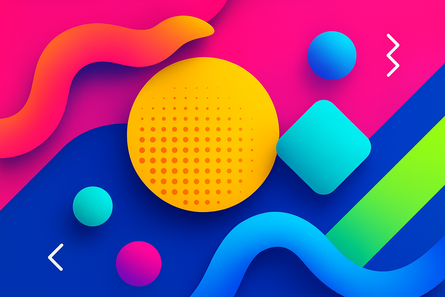 Przykład atrakcyjnej grafiki na social media z intensywnymi kolorami i wyraźnym tekstem, ilustracja skutecznego designu marketingowego