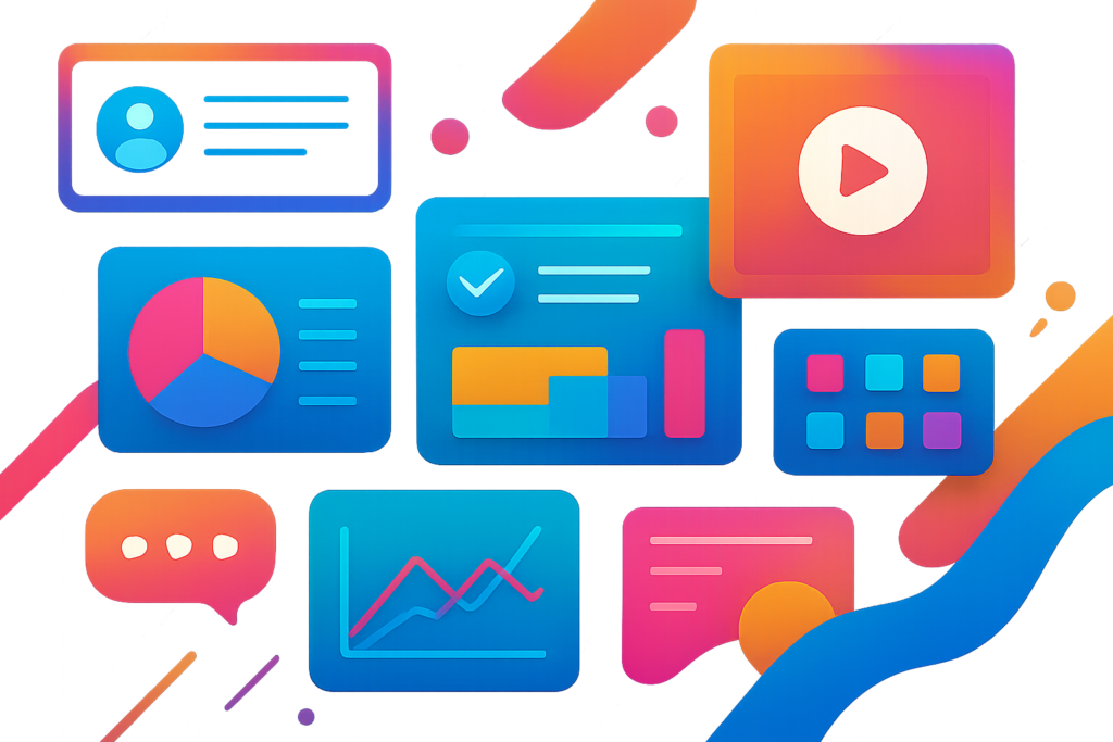 Nowoczesne techniki kompozycji wizualnej 2025, ilustracja