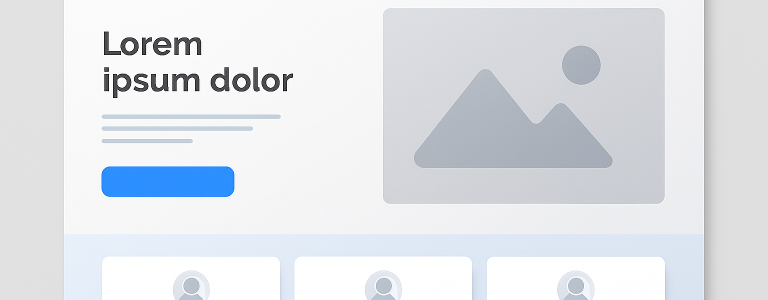 Przykład skutecznej landing page z elementami budującymi zaufanie i wysokim UX