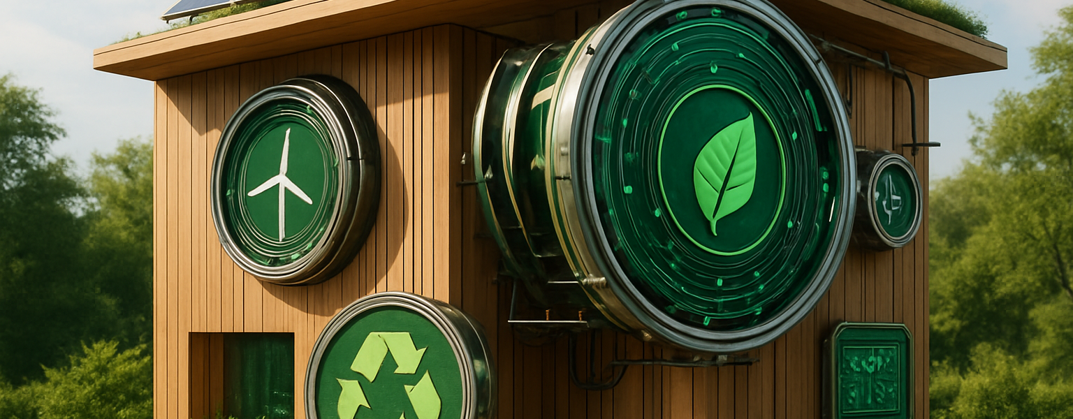 Nowoczesny eko-projekt z drewna i technologii