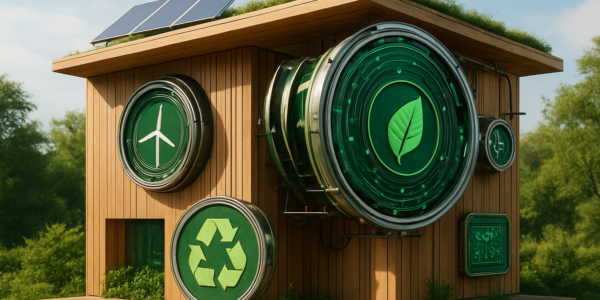 Nowoczesny eko-projekt z drewna i technologii